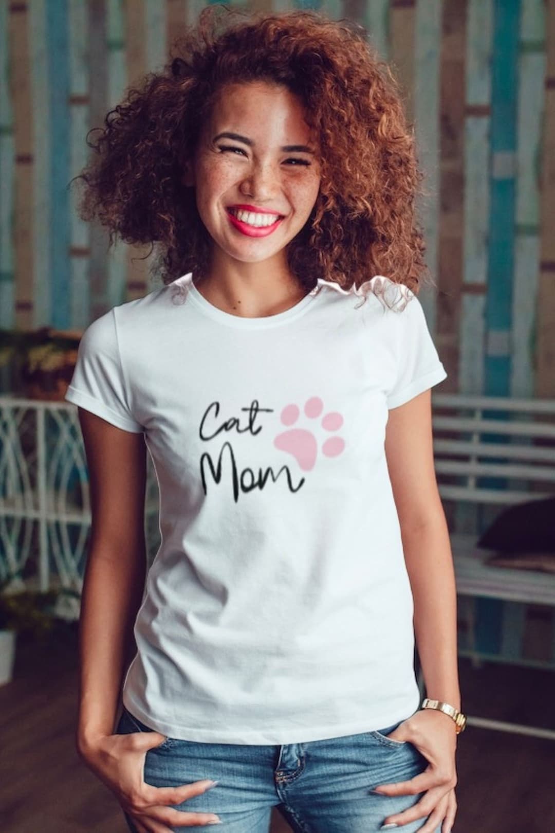 T-shirt Taschino Donna Grasso Gatto - Divertente Natale - Foto 4