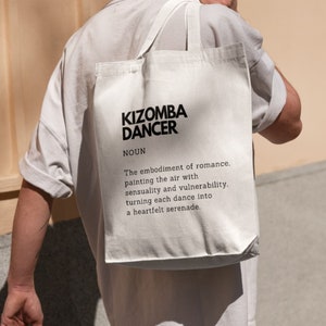 Kizomba Dancer Definition Tote bag, Gift for Kizomba dancers, Latin Dancer definition accessories, Dance cotton bag, Kizomba lovers gift