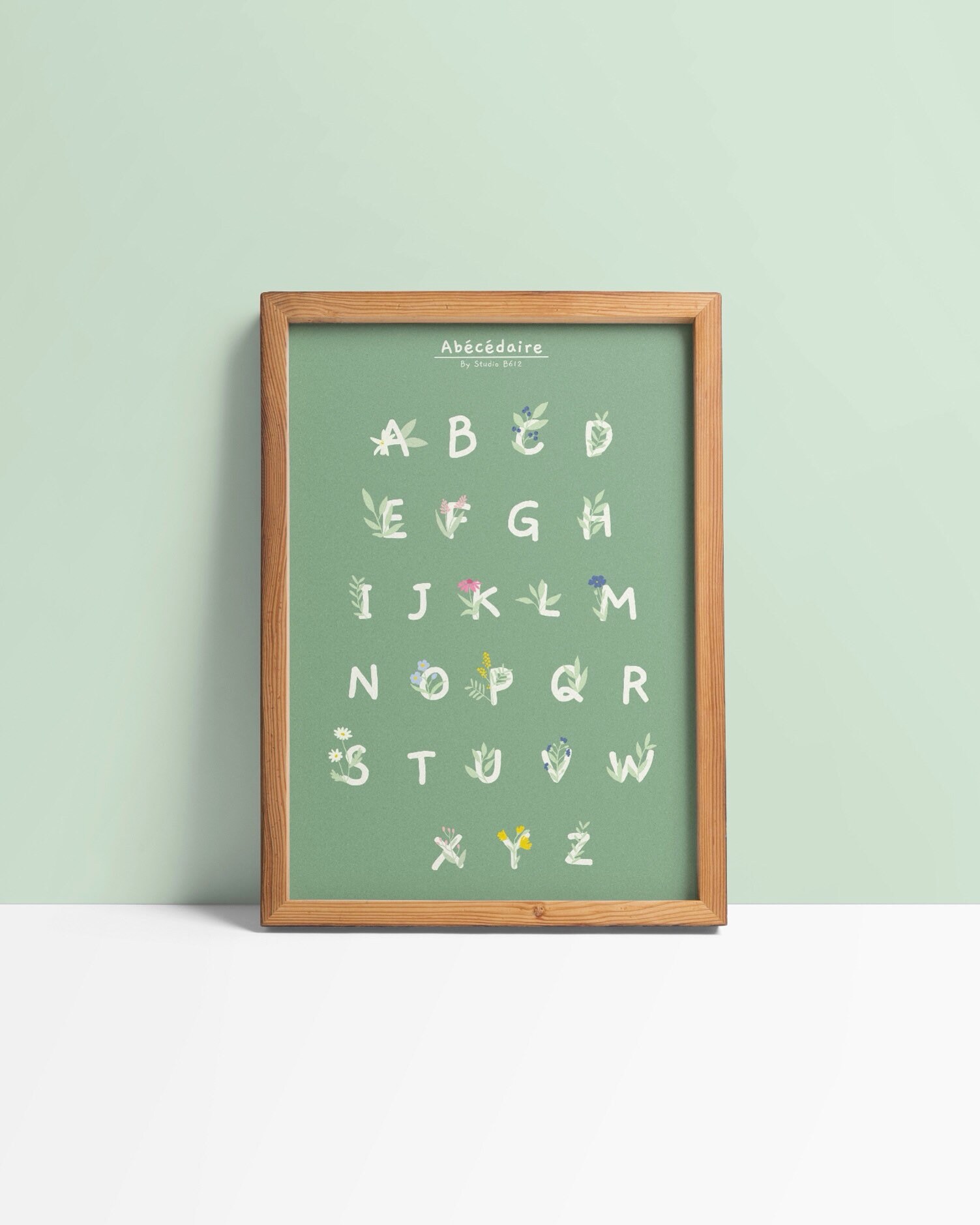 Abécédaires Fleurs