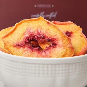 Organic Dried Peach Slices - Sugar-Free Fruit Snack- Dried Peach Chips - Healthy and Sweet Snack Option 1 lb