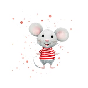 Lindo ratón Clip art PNG, DESCARGA DIGITAL