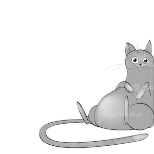 Cat SVG, Cat Clipart, Digital Download