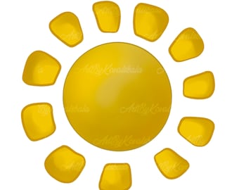 Imágenes prediseñadas del sol, PNG del sol, descarga digital