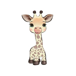 Giraffe Clipart, Giraffe PNG, Digital Download