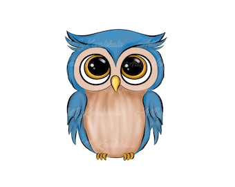 Owl Clipart, Owl PNG, Digital Download