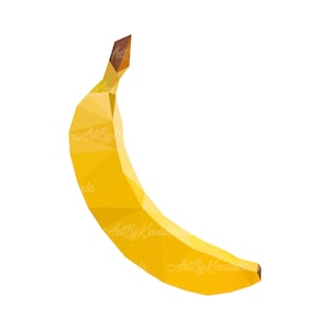 Banana SVG EPS, Banana Clipart, Digital Download