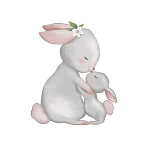 Bunny Clipart, Bunny PNG, Digital Download