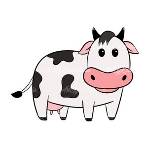 Cow PNG, Cow Clipart, Digital Download