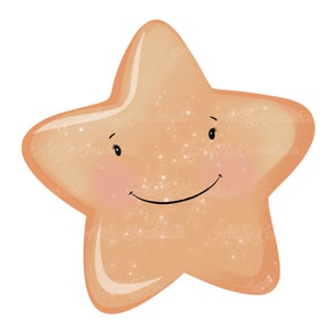 Star Clipart, Star PNG, Digital Download