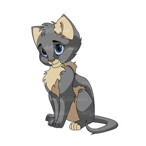 Cat SVG EPS, Cat Clipart, Kitty, Digital Download