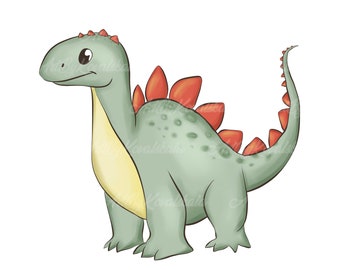 Dinosaur Clipart, Dino PNG, Digital Download