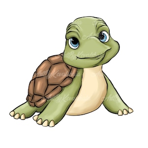 Turtle Clipart, Turtle PNG, Digital Download