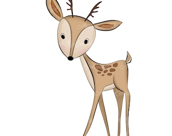Deer PNG, Deer Clipart, Digital Download