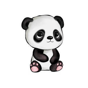 Panda Clipart, Panda PNG, Digital Download