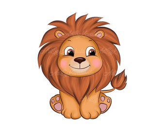 Leão Clipart, Leão PNG, Download Digital
