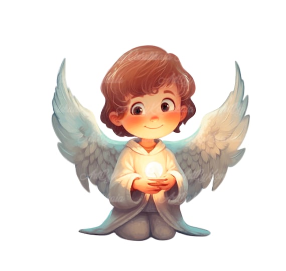 Angel PNG, Angel Clipart, Baby Shower Boy, Digital Download - Etsy