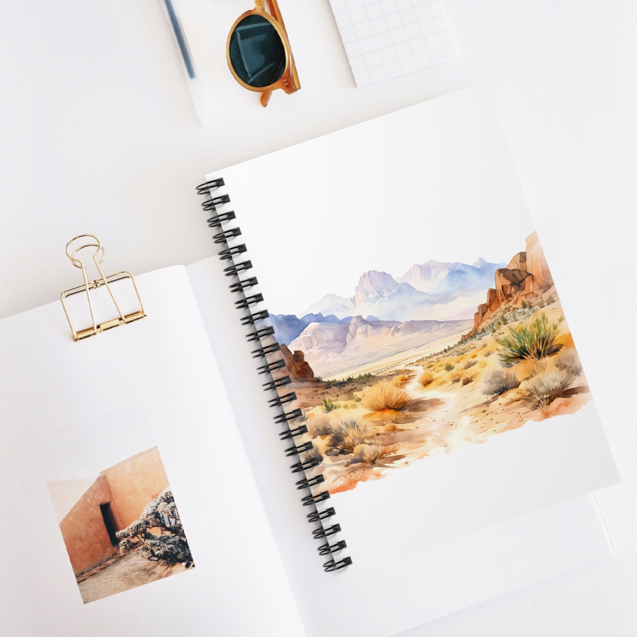 2 Nevada Landscapes Bundle Watercolor Nevada Landscapes Etsy