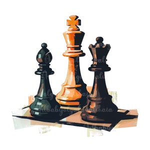 Chess PNG, Chess Clipart, Digital Download