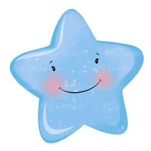 Star Clipart, Star PNG, Digital Download