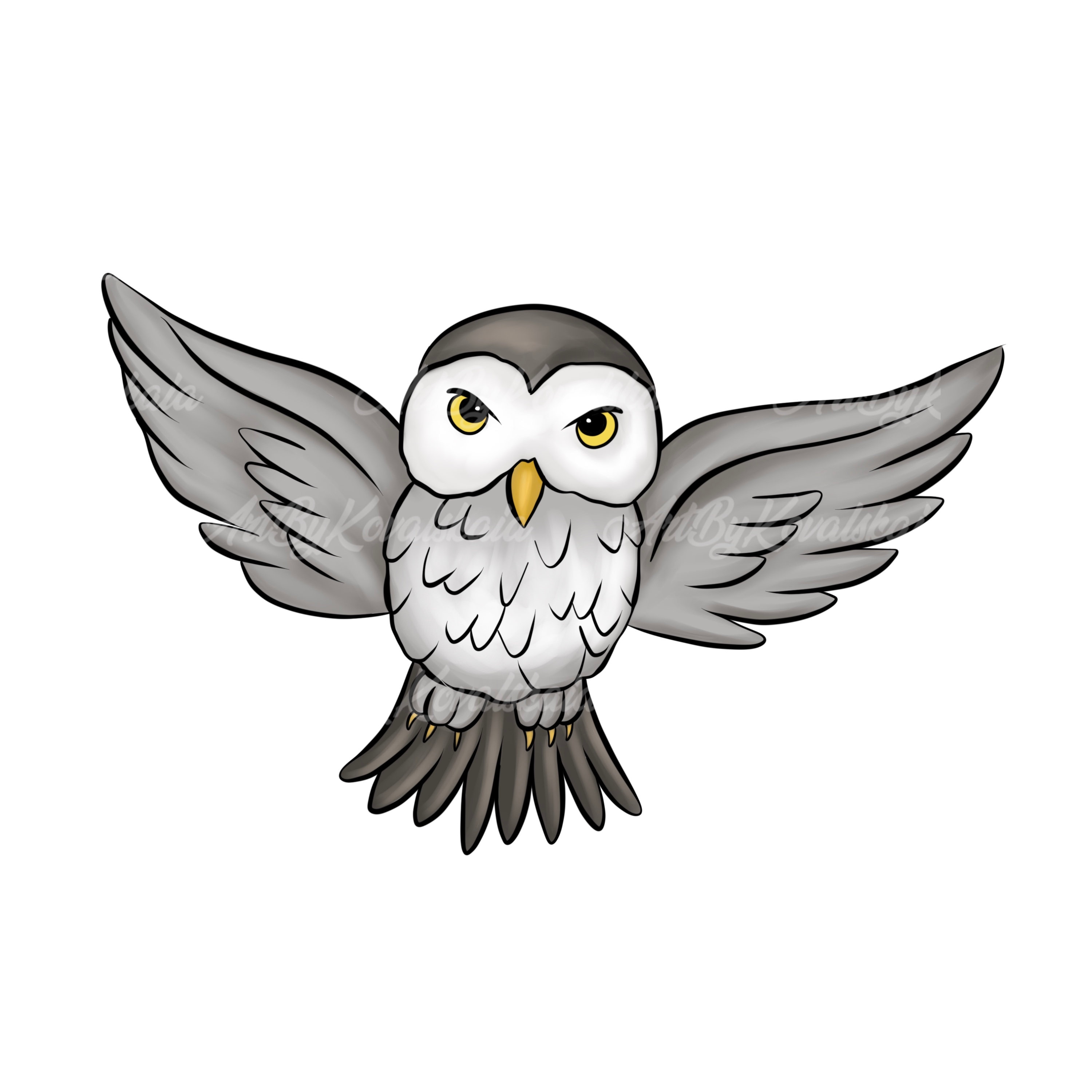 Owl Clipart, Owl PNG, Digital Download