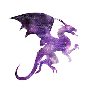 Dragon SVG EPS, Dragon Clipart, Digital Download
