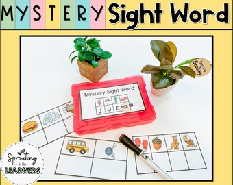 Mystery Sight Word | Literacy Center Game
