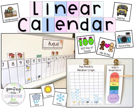 Preschool Calendar - Etsy