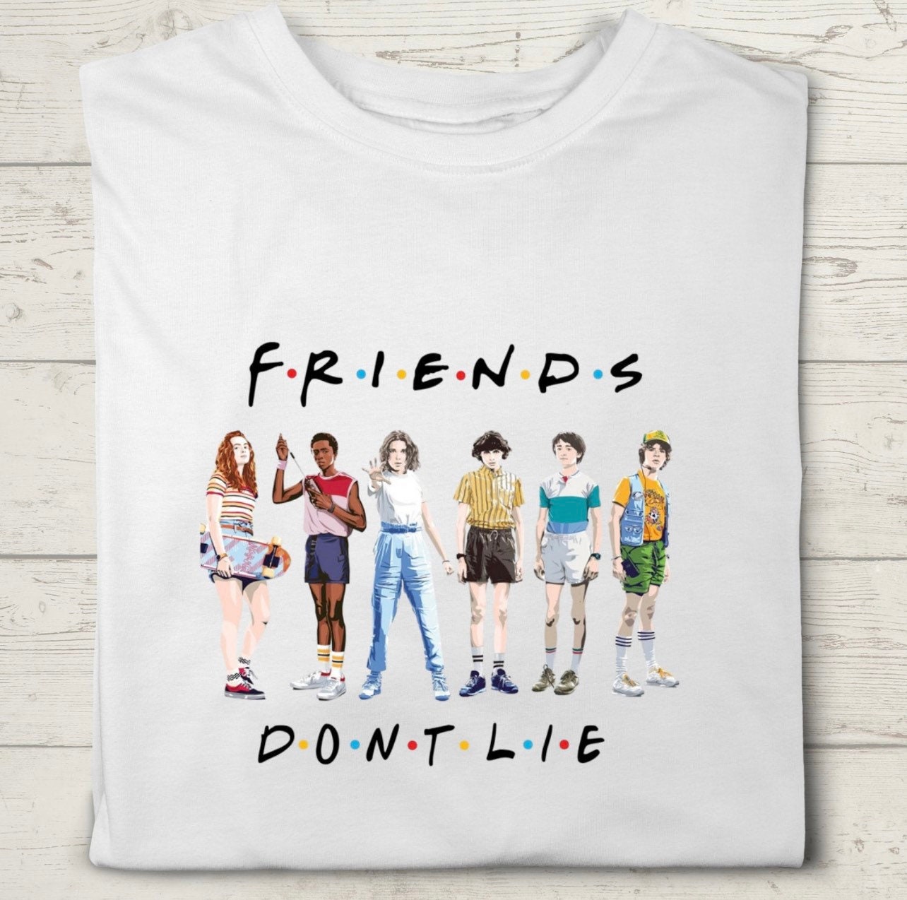 Friends Don't Lie, Stranger Things #1 Kids T-Shirt by Luthfi Khaerul - Fine  Art America