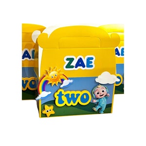 Personalized Gable Boxes, Kids Party Favor Boxes, Treat Boxes, Kids Themed Treat Boxes, Personalized Favors