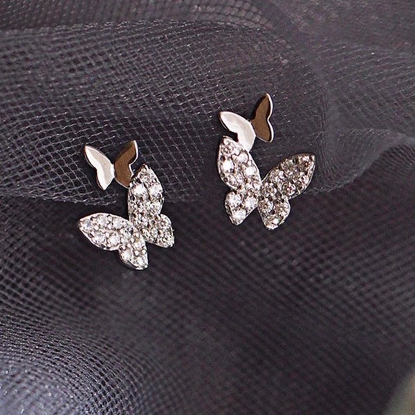 Butterfly Earrings - Etsy