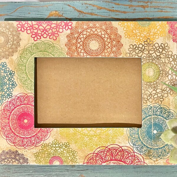 Boho Picture Frame Etsy