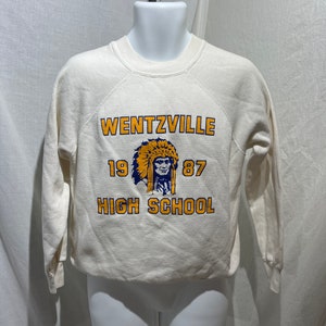 1987 vintage Wentzville HS Senior sweatshirt, size L