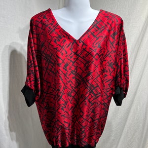 Vintage 70/80s Tiger Lily Blouse, size 20W/40