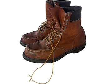 American Made Original Red Wing Shoes 4473 Leather Top Steel Toe Work ...