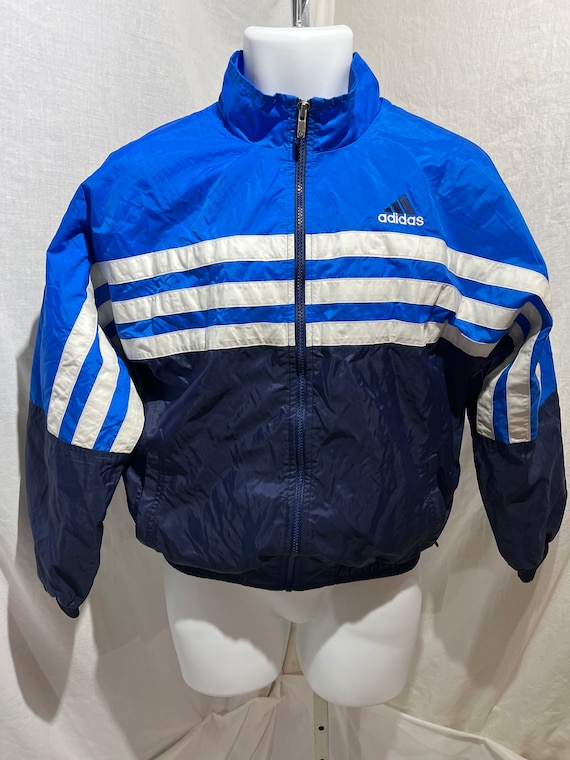 Adidas vintage windbreaker jacket size Youth XL