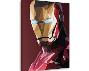 Cartoon Poster, Framed Canvas, Kids Room Decor, Superhero Wall, Gift for a Boy
