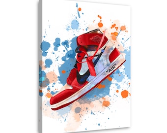 Basketball Shoe Canvas Print - Wall Art For Kids, Canvas Art, Basketball Poster