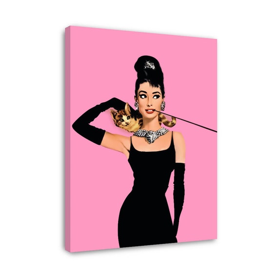 Audrey Hepburn Print, Breakfast at Tiffany's Poster, Framed