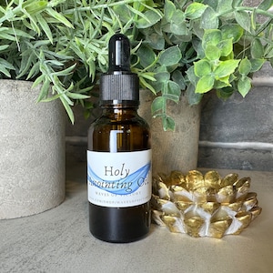 Anointing Oil, Prayer, Sanctification, Consecration, Christian, (1oz) bottle