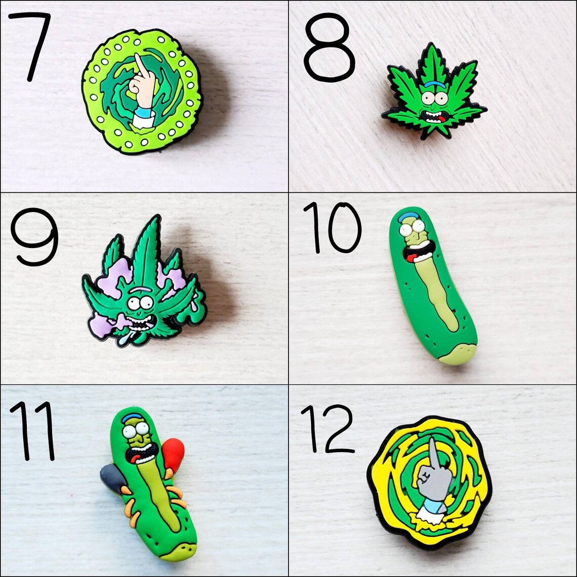 Rick and Morty Jibbitz Croc Charms Accessories Clogs Shoe Etsy UK