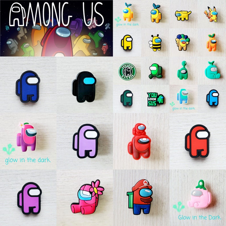 Among Us You Look Sus Jibbitz Croc Shoe Charm Accessories Etsy UK