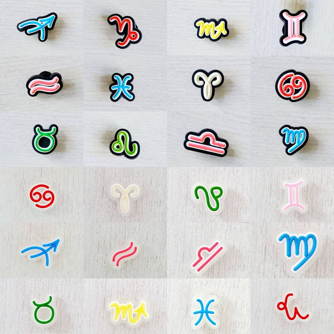 Zodiac Jibbitz Whats Your Star Sign Baby Aries Taurus Gemini Etsy UK