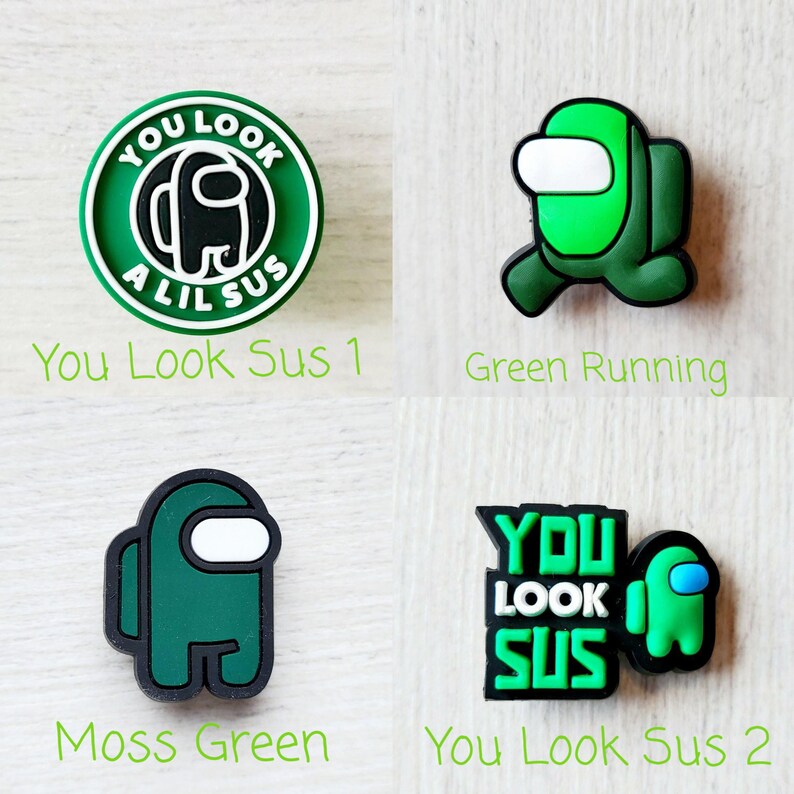 Among Us You Look Sus Jibbitz Croc Shoe Charm Accessories Etsy UK