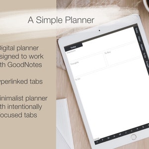 Vertical dated 2022 digital planner for goodnotes