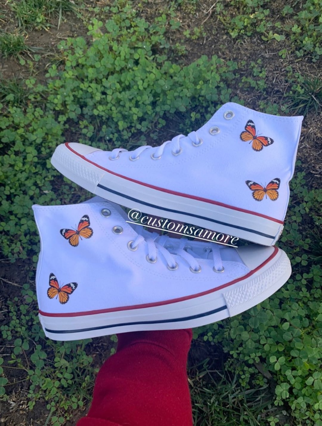 Butterfly Conversehigh Top Conversemonarch Butterfly - Etsy Israel Butterfly Conversehigh Top Conversemonarch Butterfly - Etsy Israel