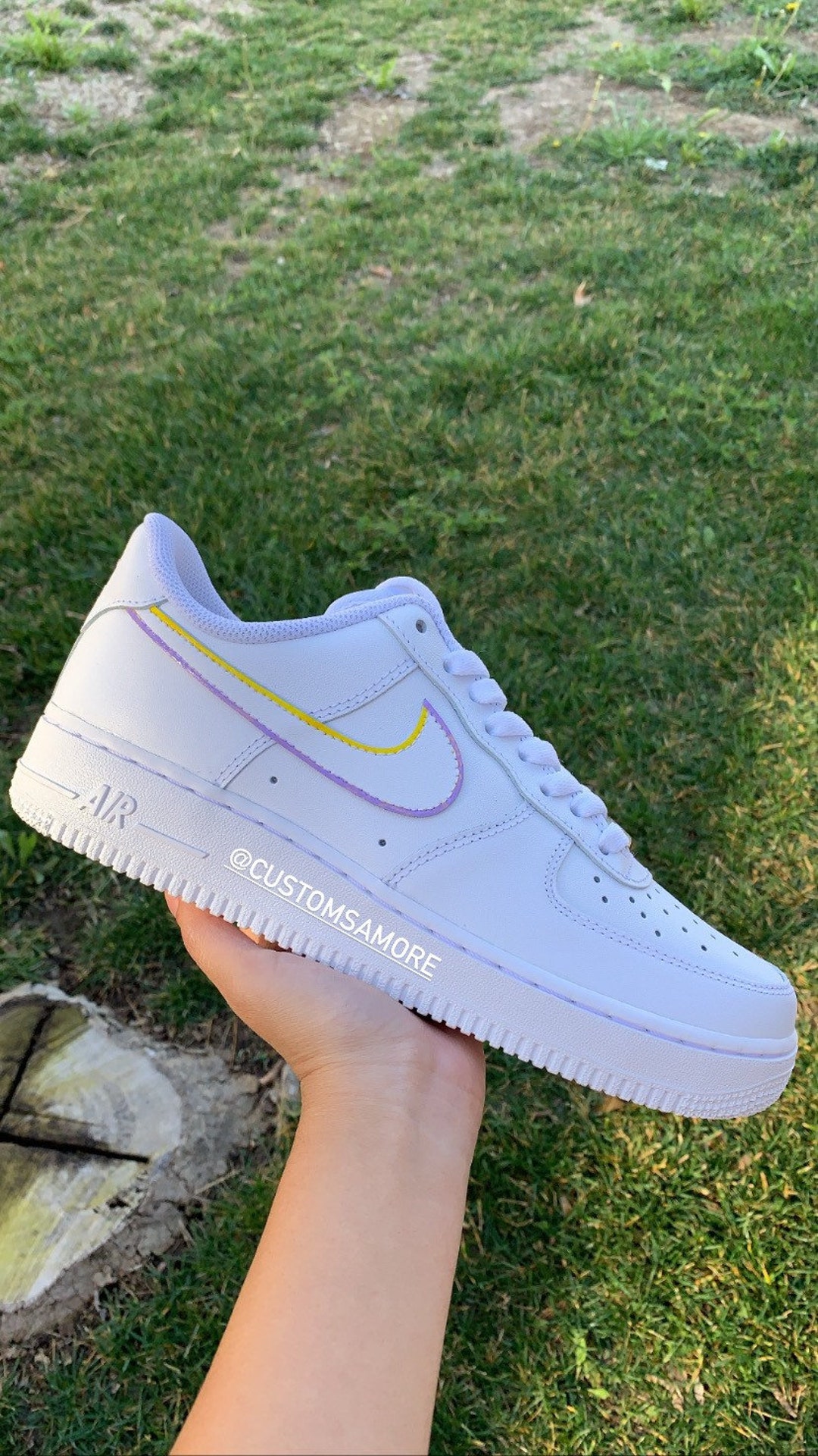 Nike, Shoes, Nike Custom Air Force Lakers Nwt