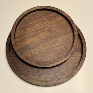 Walnut Ottoman Tray