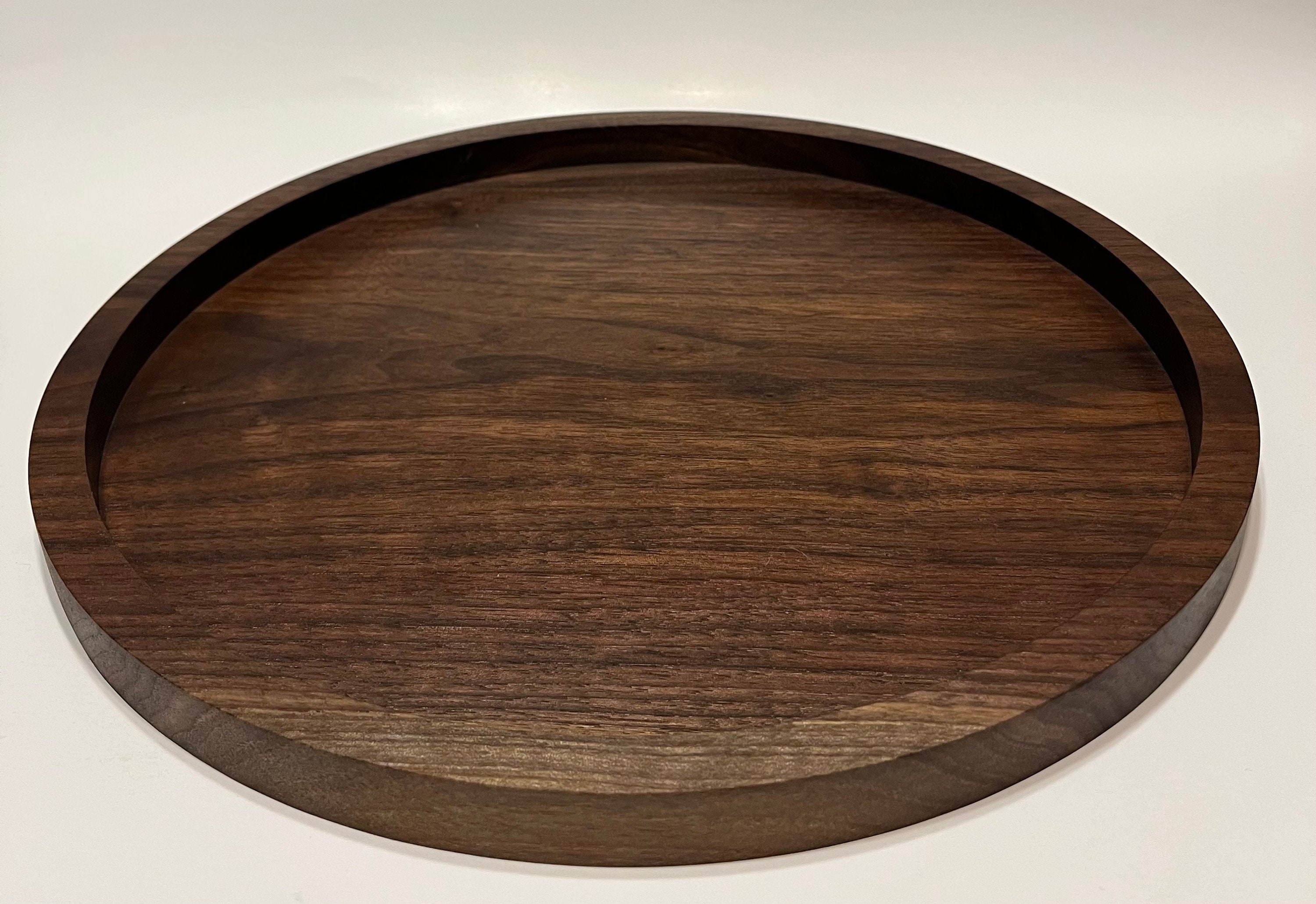 Walnut Ottoman Tray Etsy
