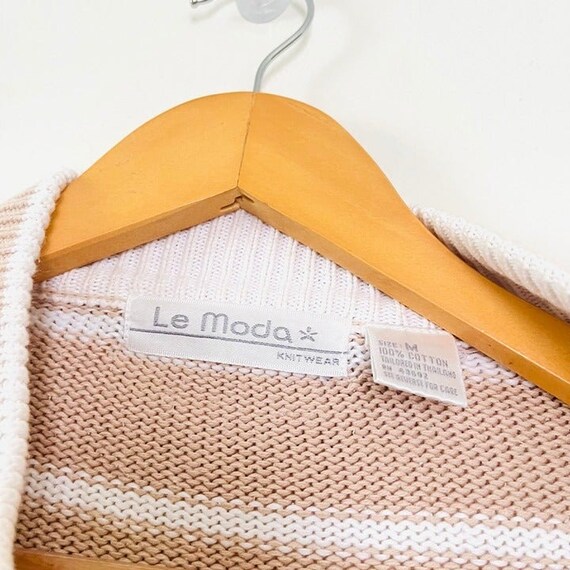 Vintage Le Moda Knitwear Womens Cardigan Sweater … - image 5