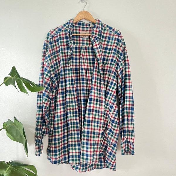 Vintage Flannel G.H. Bass & Co XL Button Down